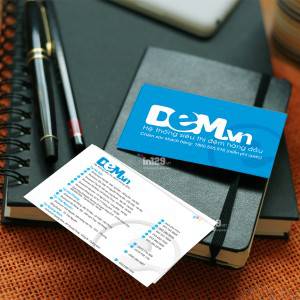 Mẫu card visit cho hệ thống cửa hàng Dem.vn