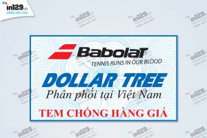 mẫu tem bảo hành vợt tennis