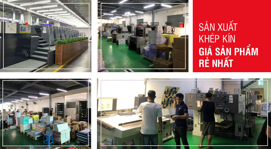 Xưởng in với hệ thống máy in hiện đại, in nhanh chóng với giá thành tốt nhất tại Hà Nội