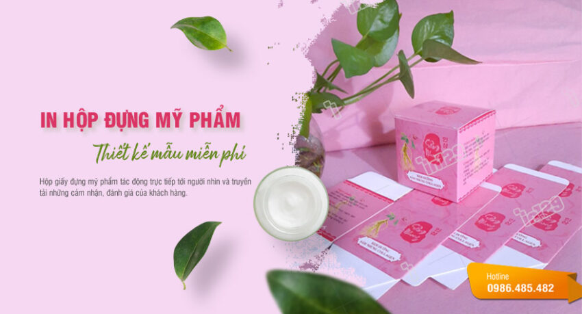 In hộp đựng mỹ phẩm giá rẻ tại Hà Nội