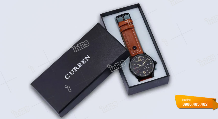 Mẫu hộp đựng đồng hồ đẹp ấn tượng cho thương hiệu CURREN
