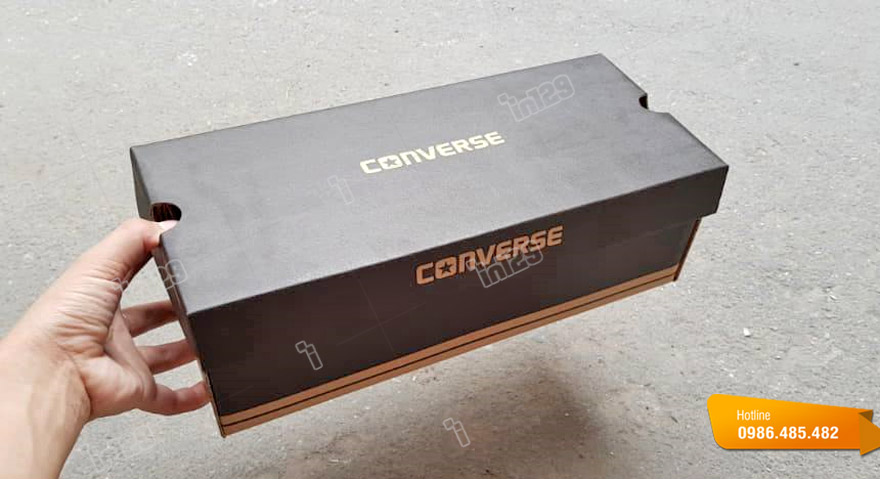 Thiết kế và in ấn hộp giày Converse