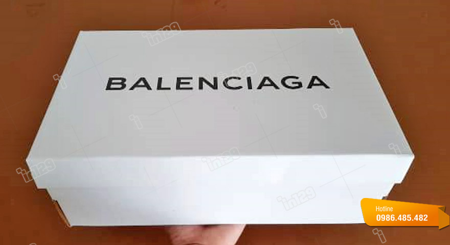 Mẫu hộp đựng giày thương hiệu nổi tiếng Balenciaga