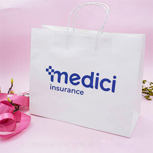 Mẫu túi giấy công ty Medici Insurance