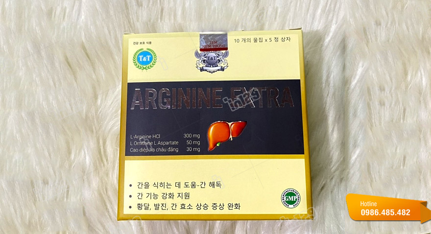 Mẫu hộp đựng thực phẩm chức năng Arginine Extra