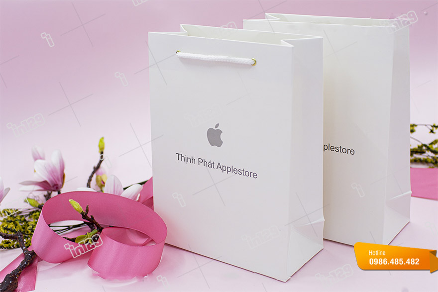 Túi giấy đựng điện thoại cho cửa hàng Thịnh Phát Applestore