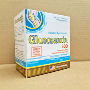 Mẫu hộp đựng viên uống Glucosamin 500