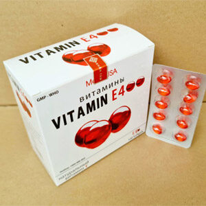 Mẫu hộp đựng viên uống Vitamin E4