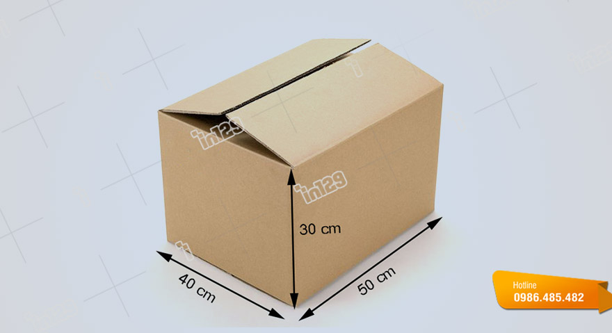 Size thùng carton 20kg