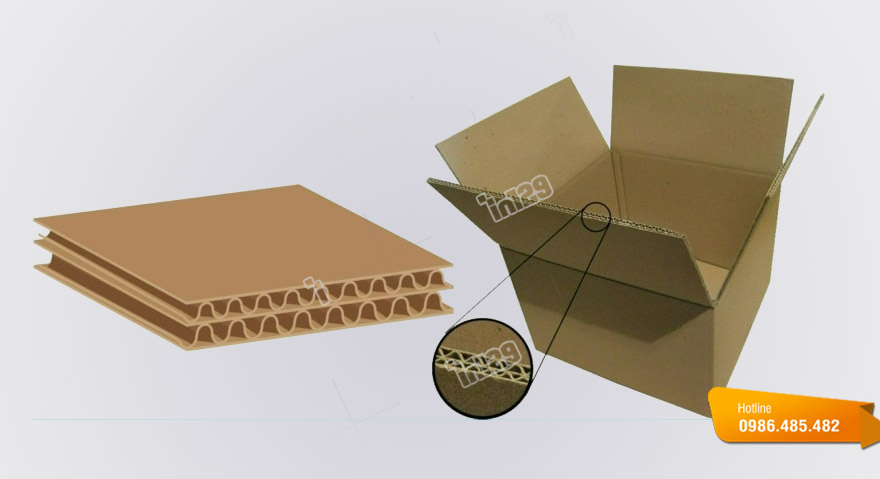 Thùng carton được làm từ giấy tổ ong