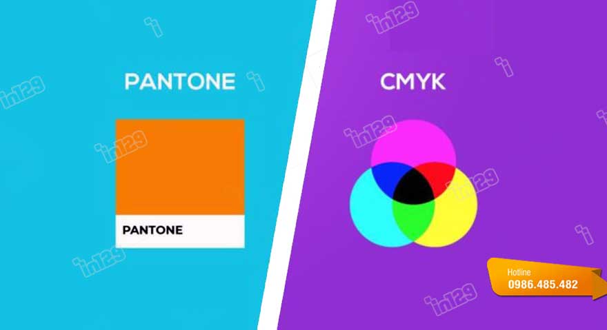 Phân biệt hệ màu Pantone và CMYK