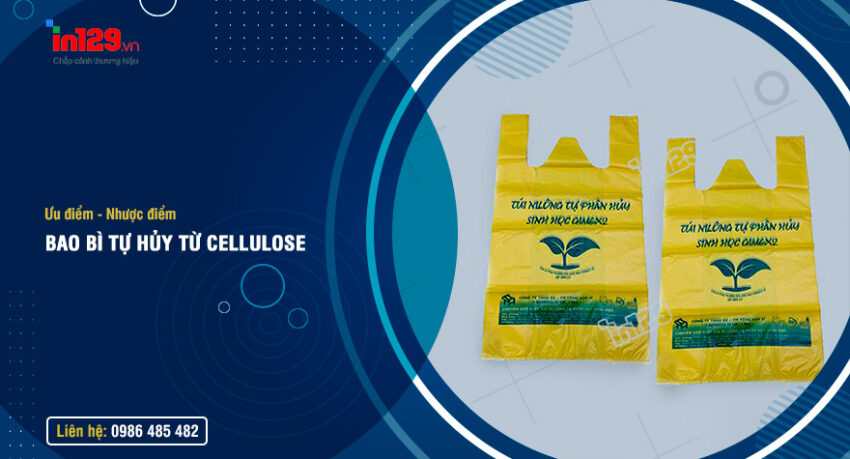 Ưu nhược điểm của bao bì tự hủy từ cellulose