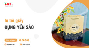 In túi giấy đựng yến sào