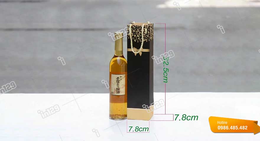 Kích thước túi giấy đựng rượu thông dụng