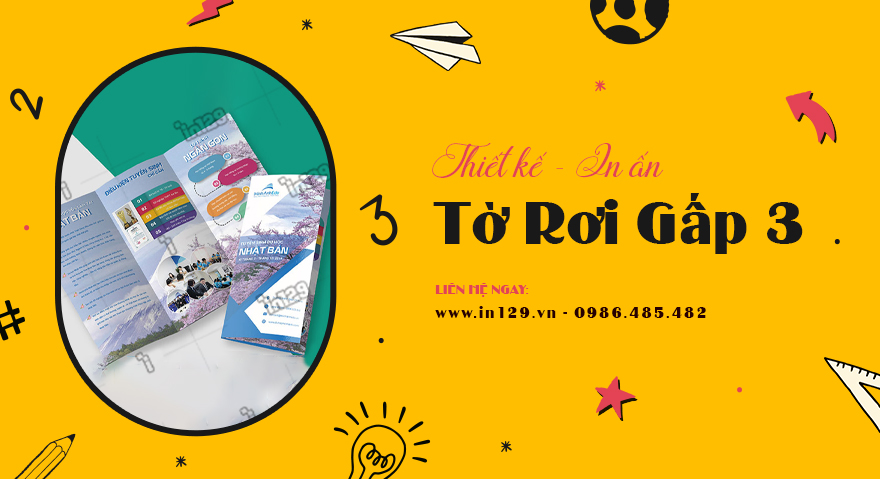 Mẫu tờ rơi gấp 3, 15 thiết kế đẹp và chuyên nghiệp