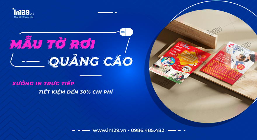 Mẫu tờ rơi quảng cáo A4, A5, DL chuyên nghiệp tại Hà Nội