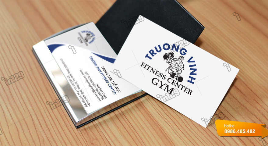 Mẫu card visit phòng tập gym