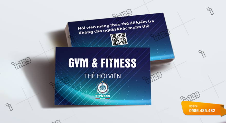 Mẫu card visit phòng tập gym