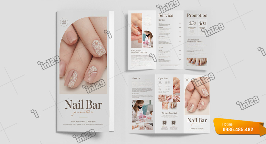 Vì sao nên in tờ rơi dành cho tiệm nail?