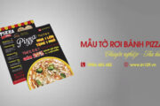 Mẫu tờ rơi bánh pizza chuyên nghiệp thu hút khách