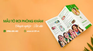 Mẫu tờ rơi phòng khám