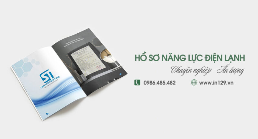 Mẫu hồ sơ năng lực công ty điện lạnh chuyên nghiệp