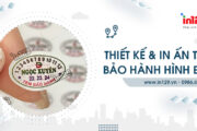 In tem bảo hành hình elip (oval) chất lượng cao, khó làm giả