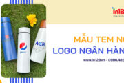 Mẫu tem nổi logo ngân hàng khẳng định thương hiệu