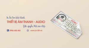 In tem bảo hành thiết bị âm thanh