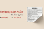 In tem nhãn phụ dược phẩm