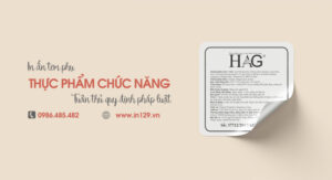 In tem phụ thực phẩm chức năng