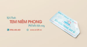 Kích thước tem niêm phong