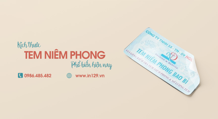 Kích thước tem niêm phong, 4 yếu tố ảnh hưởng đến kích thước