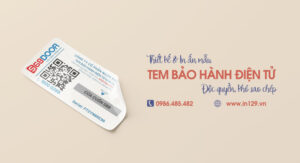 Mẫu tem bảo hành điện tử