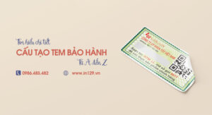 Cấu tạo của tem bảo hành