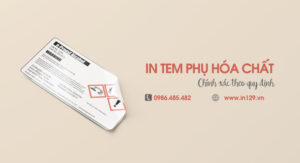 In tem phụ hóa chất