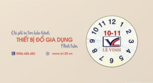 Chi phí in tem bảo hành đồ gia dụng hình tròn là bao nhiêu?
