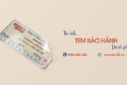 In tem bảo hành decal giấy theo yêu cầu tại Hà Nội