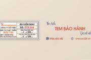 In tem bảo hành decal nhựa theo yêu cầu tại Hà Nội