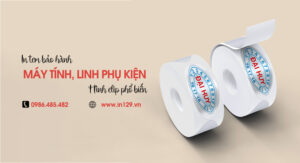 In tem bảo hành máy tính, phụ kiện hình elip