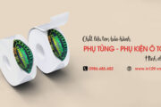 Chất liệu tem bảo hành phụ tùng ô tô hình elip