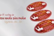 xưởng in nhãn dán sản phẩm hàng đầu Hà Nội
