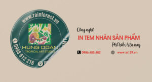 Công nghệ in tem nhãn dán phổ biến