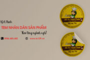 Kích thước nhãn dãn sản phẩm theo ngành nghề