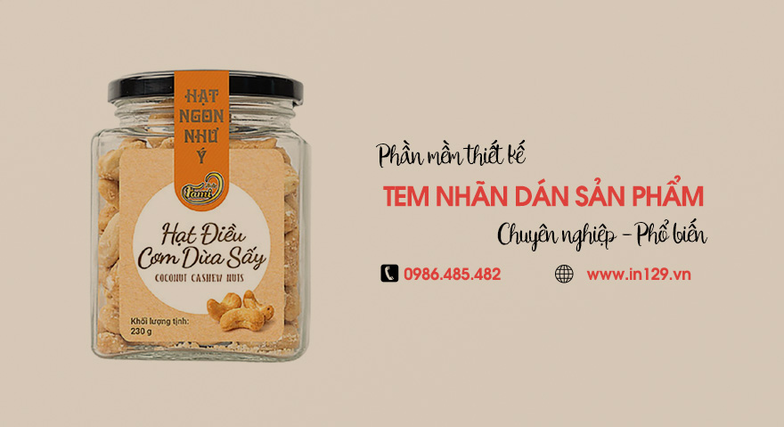 Phần mềm thiết kế tem nhãn dán