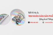 In nhãn dán sản phẩm bằng decal hologram