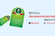 In nhãn dán sản phẩm decal nhựa