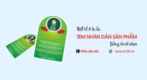In nhãn dán sản phẩm decal nhựa
