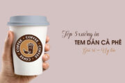 Top 5 xưởng in nhãn dán cà phê tại Hà Nội
