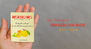 Top 5 xưởng in nhãn dán chai rượu tại Hà Nội